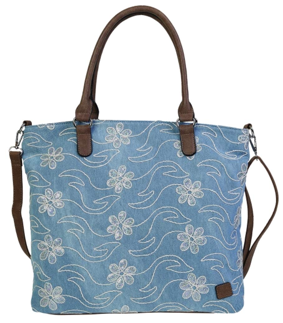 Stefano Bernardo Bossi Jeans Shopper Hobo Bag Shoulder Bag Denim