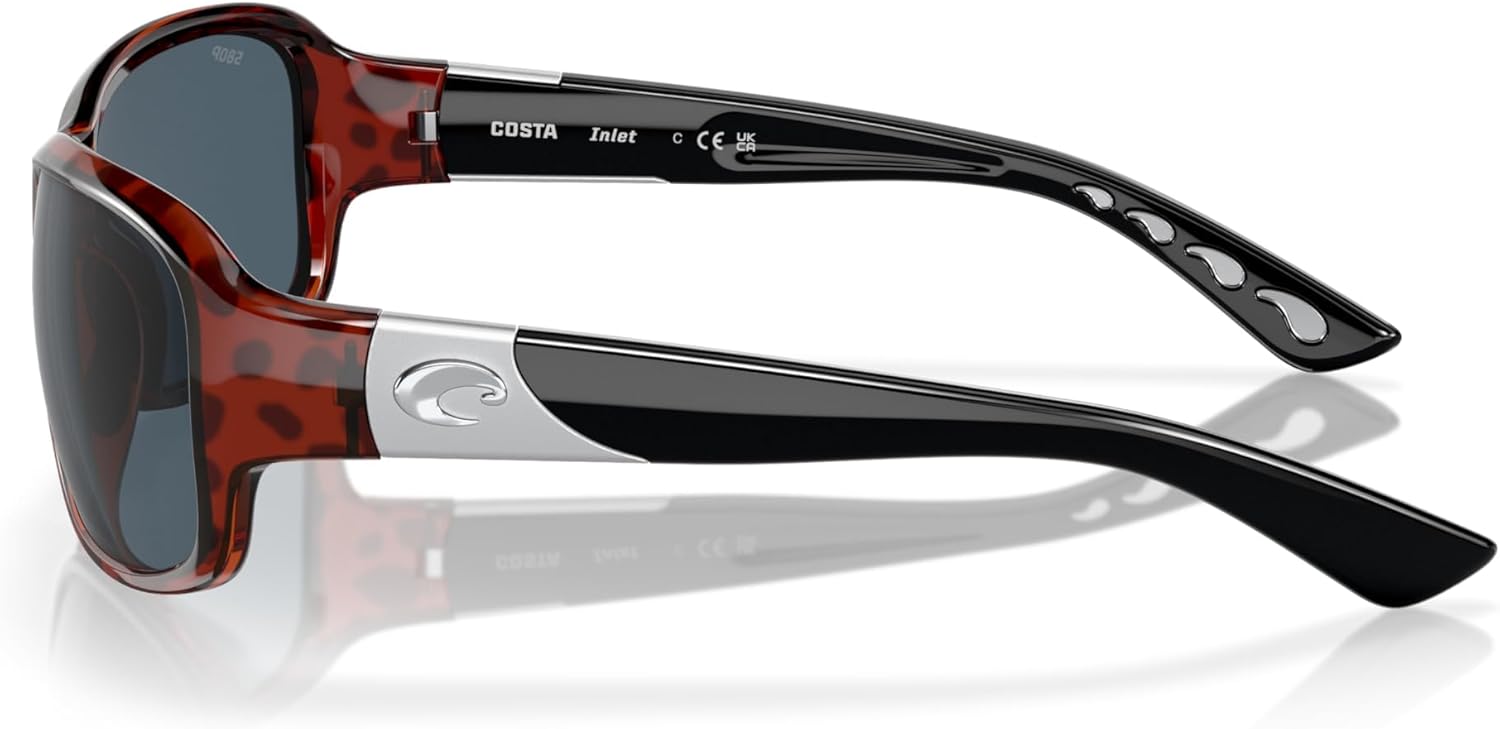 Costa Del Mar Womens Inlet Rectangular Sunglasses - Image 2