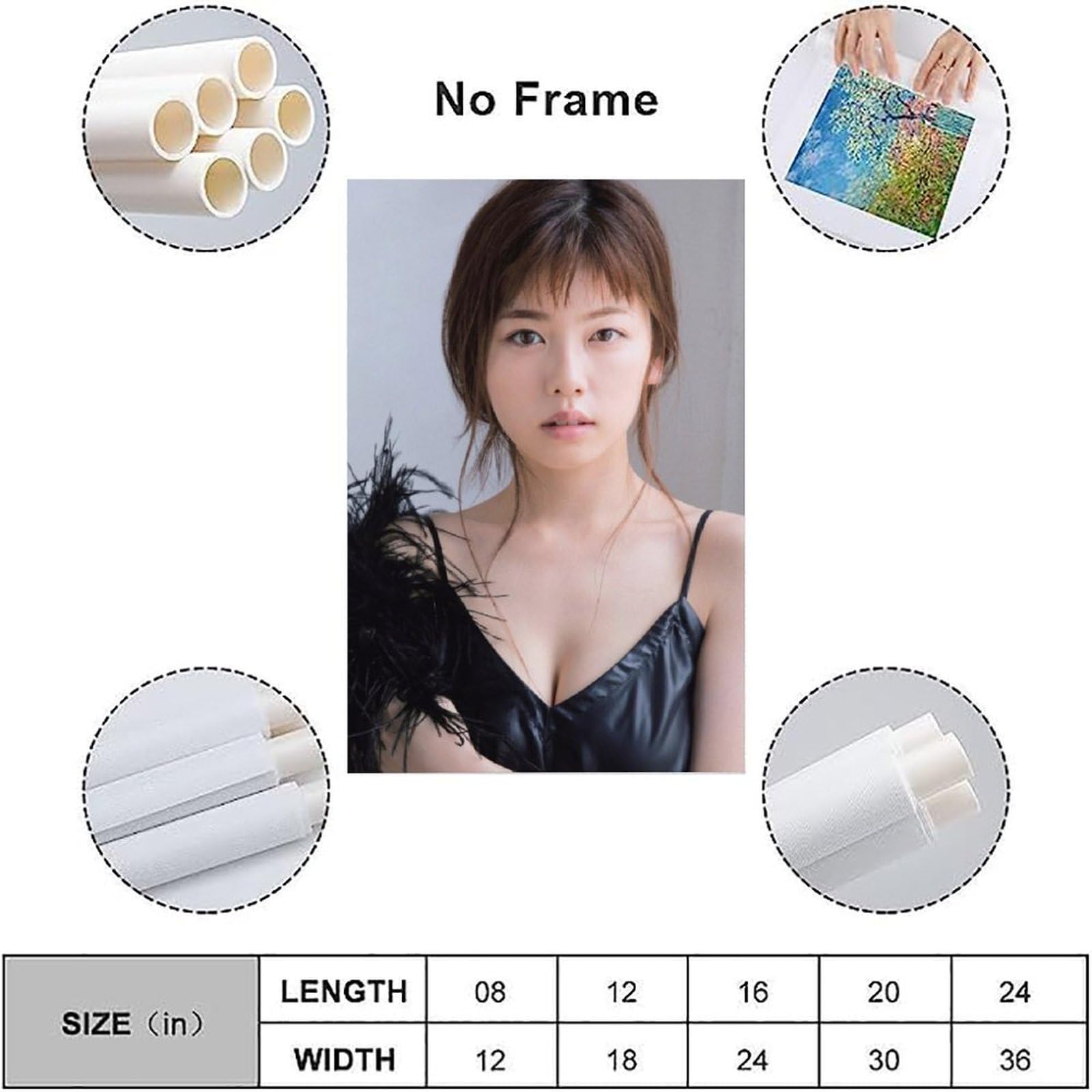 Amazon.co.jp: 小芝風花ポスター女優写真キャンバスプリントポスター