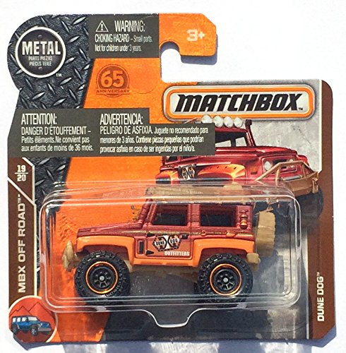 Matchbox FHK42 – Dune Dog Rot/Orange 119/125 (MBX Off Road 19/20)