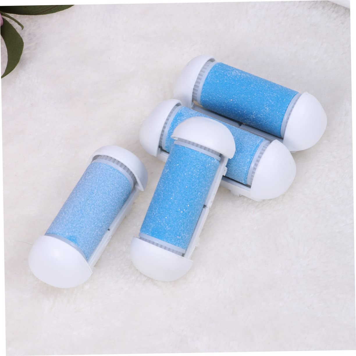 Beaupretty 30piezas Rodillos De Reemplazo Para Eléctrico Removedor De Muerta De Pies Accesorios De Exfoliación y Cuidado De Pies Color Azul