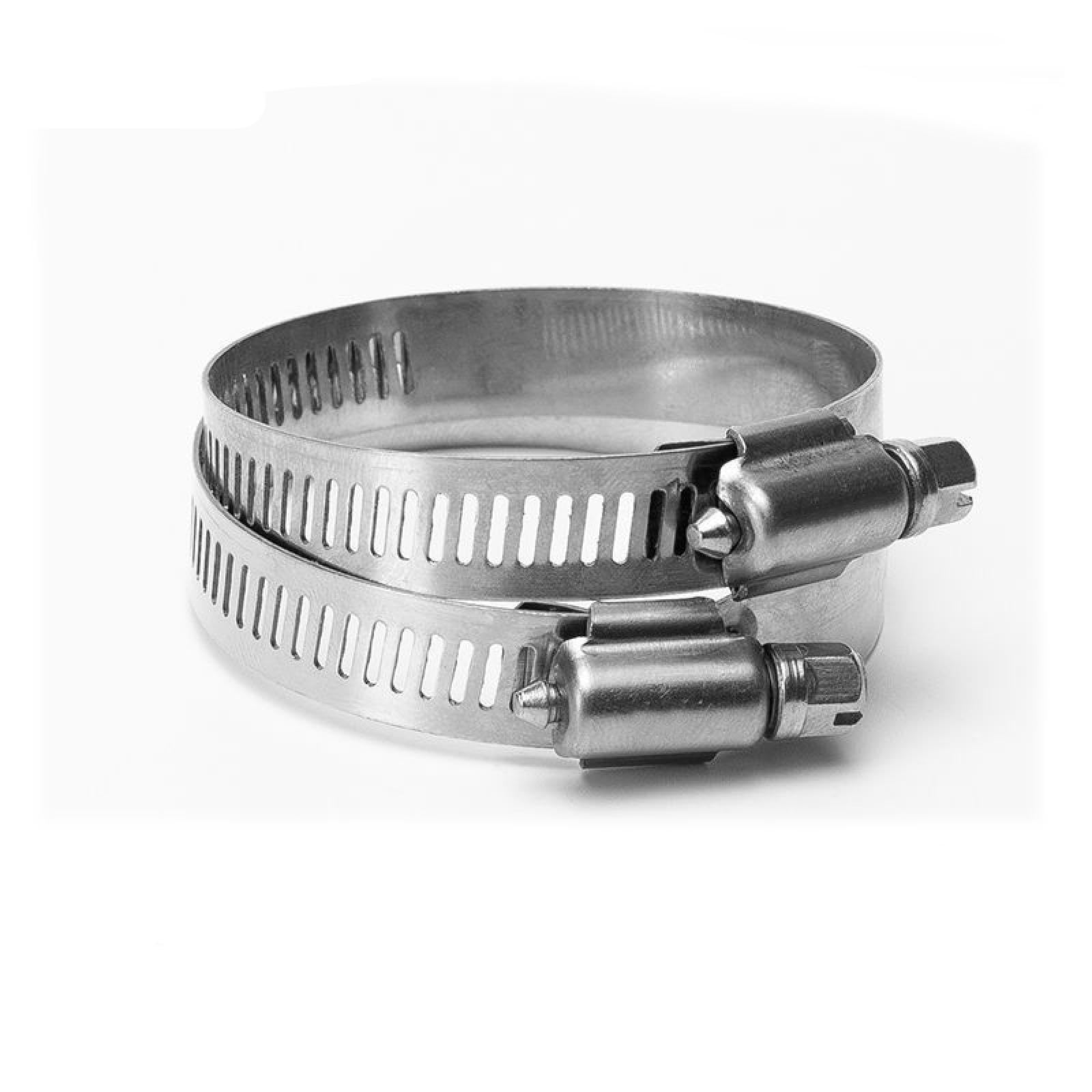 201 Edelstahl-Schlauchschellen-Set, 8 bis 44 mm, verstellbare Antriebsschlauchschellen, Rohrschellen, Kraftstoffleitung, Schneckengröße 60/80/91/101 Stück (60 Stück im Karton)