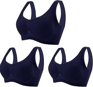 ARTEBU Ice Silk Comfort Bra, Beauty Back Yoga Bra, Breathable Sports Sleep Wireless Lift Up Bra, Summer Ultra-Thin Wirefree Bra