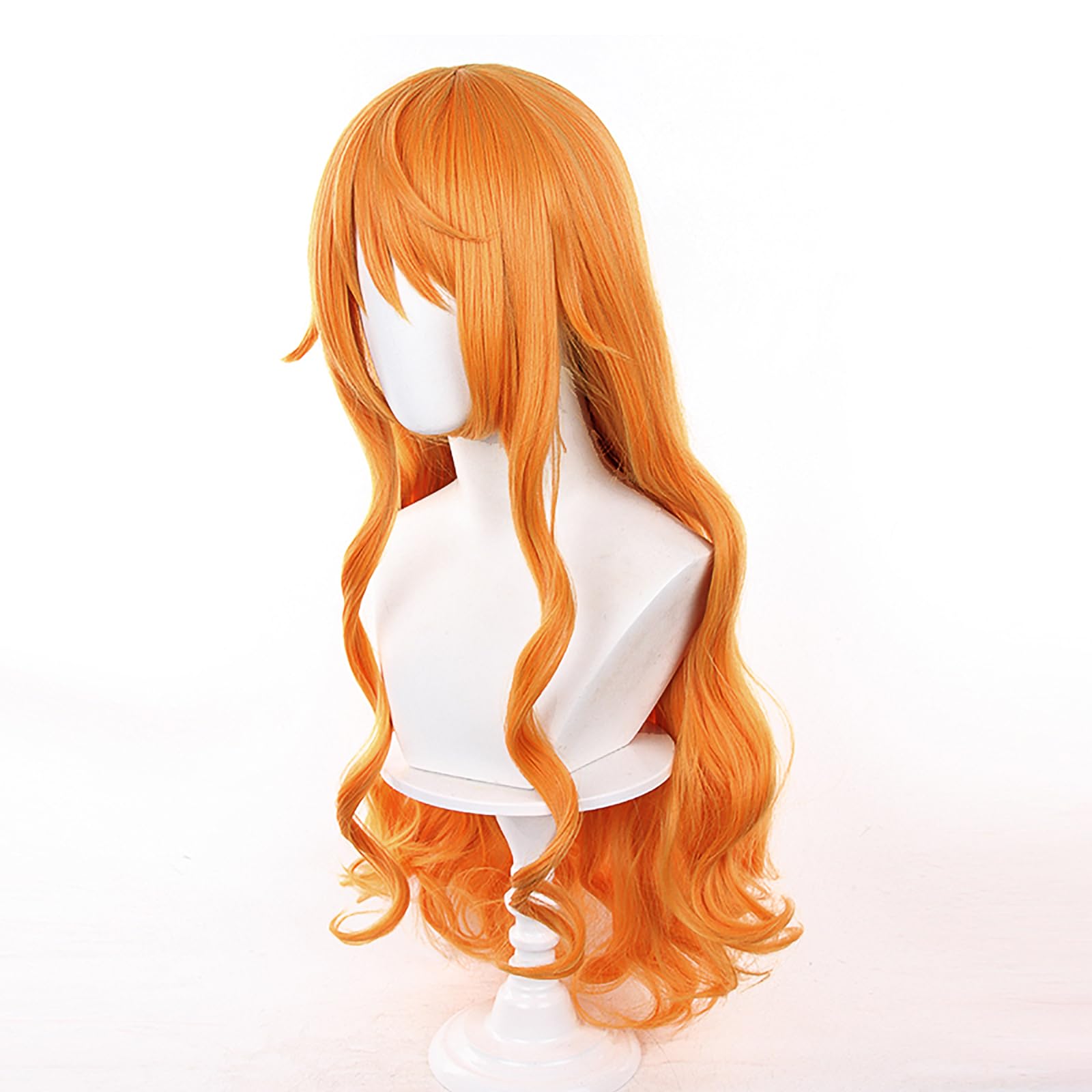 XiongXiongLe Cosplay Halloween Anime Role Women Costume Long Pink Curly Hair Wigs with Two Braids for Adult Cos Party Halloween Christmas