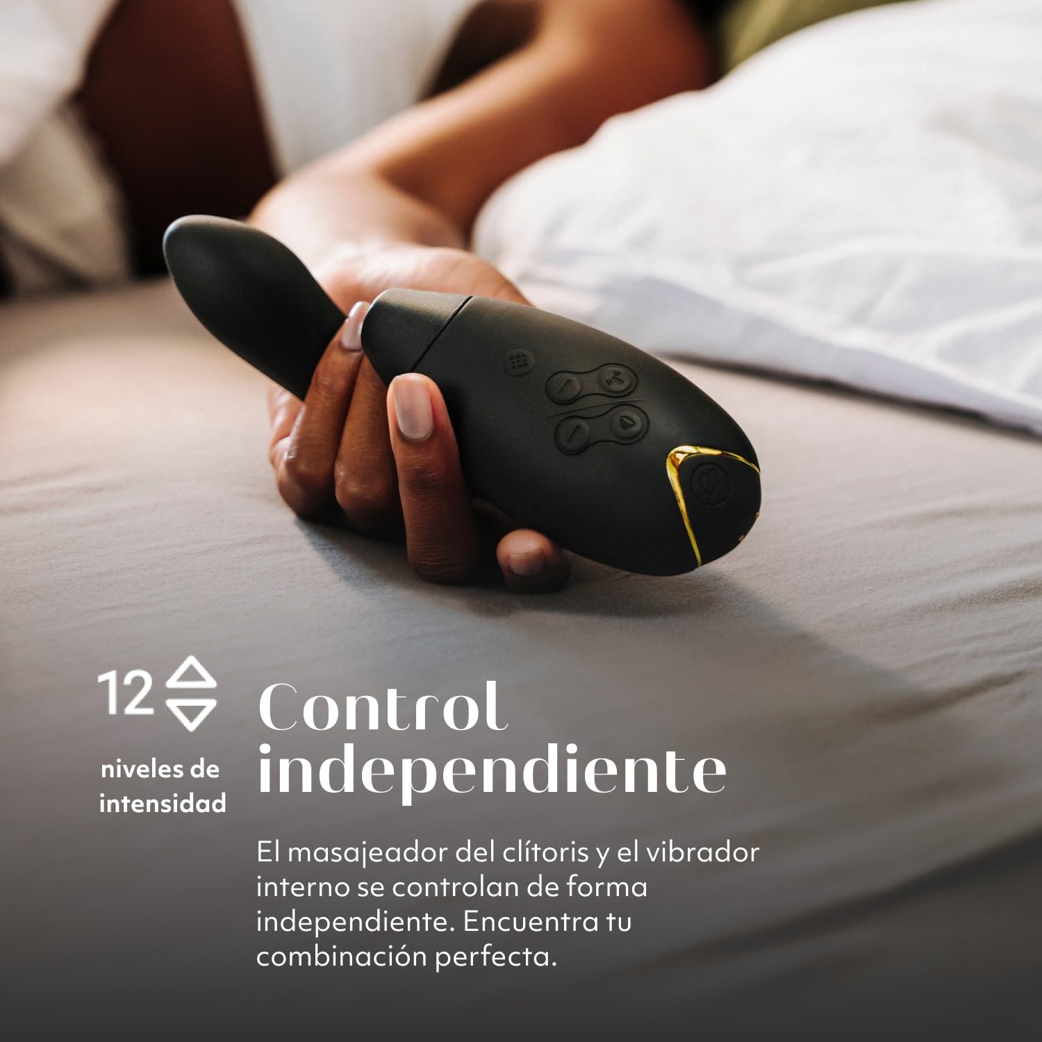 Womanizer InsideOut Vibrador & succionador de clítoris femenino | Juguetes eróticos para pareja sexuales | Estimulación del clítoris y el punto G | 12 niveles de intensidad