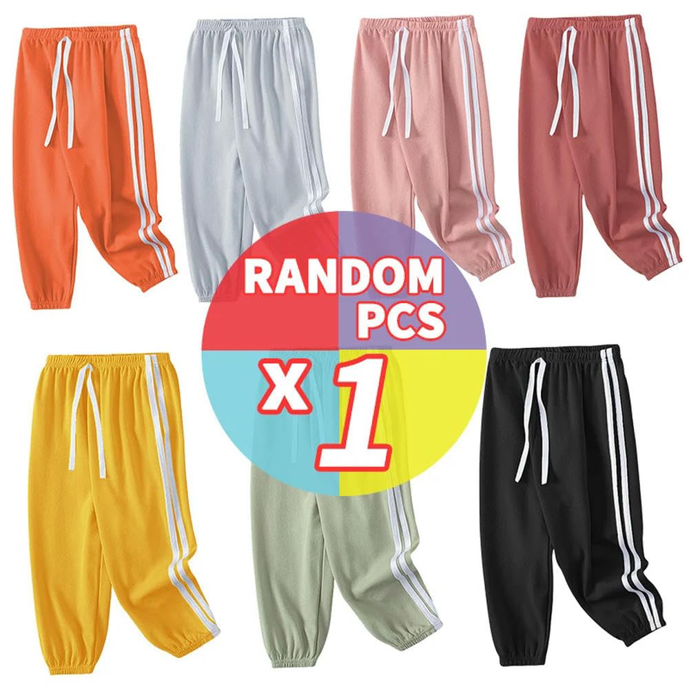 GLDFW 1/4 pezzi pantaloni estivi per bambini in tinta unita versatili casual per ragazzi e ragazze comodi pantaloni sportivi con protezione solare