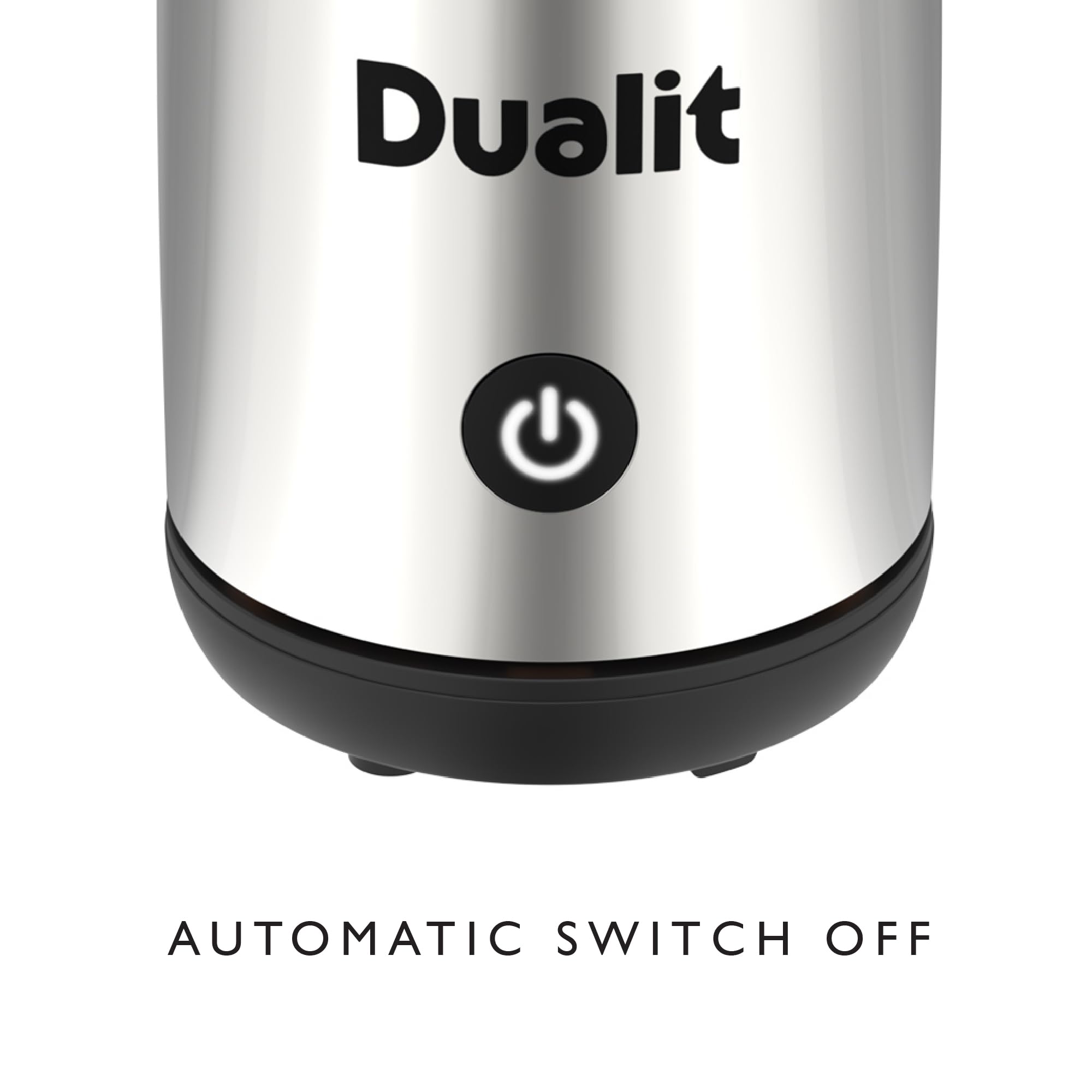 Dualit Macchina per cioccolata calda e montalatte - Capacità 250 ml - Polvere, bottoni e cioccolato grattugiato - Vellutata in 3 minuti - Caraffa senza fili - Cromato
