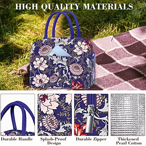 Kubya Lunch Bag For Women Men Insulated Reusable Lunch Box For Adult Lunch Tote Bag For Office Work, Picnic Beach Or Travel #TOP2