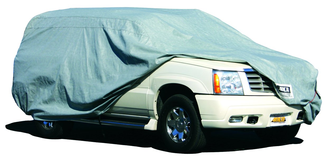 ADCO12285 SFS AquaShed Cover for 196" - 220" Long SUVs, Gray