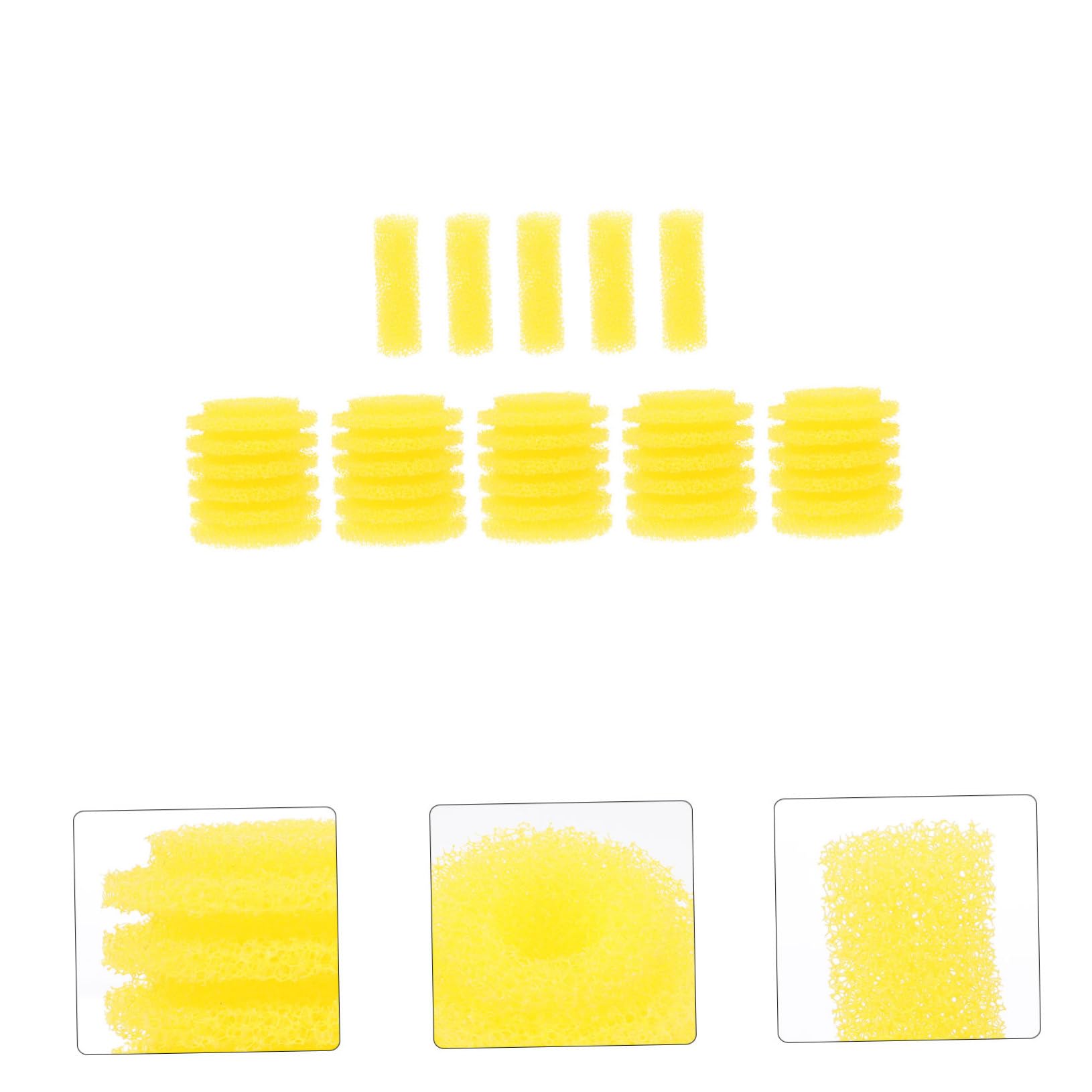 Lot De 5 Éponges De Nettoyage pour Aquarium Haute Efficacité Remplaçables