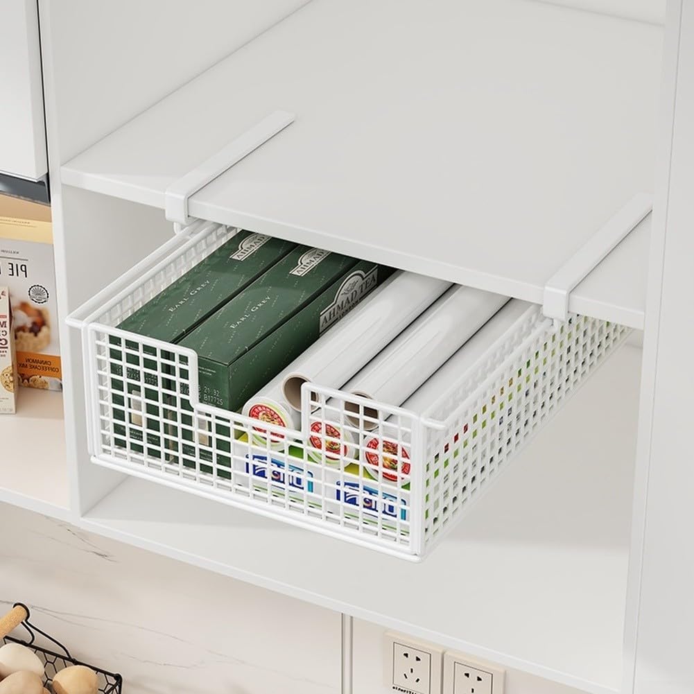 Tiroir à suspendre sous armoire pour une cuisine ordonnée au quotidien