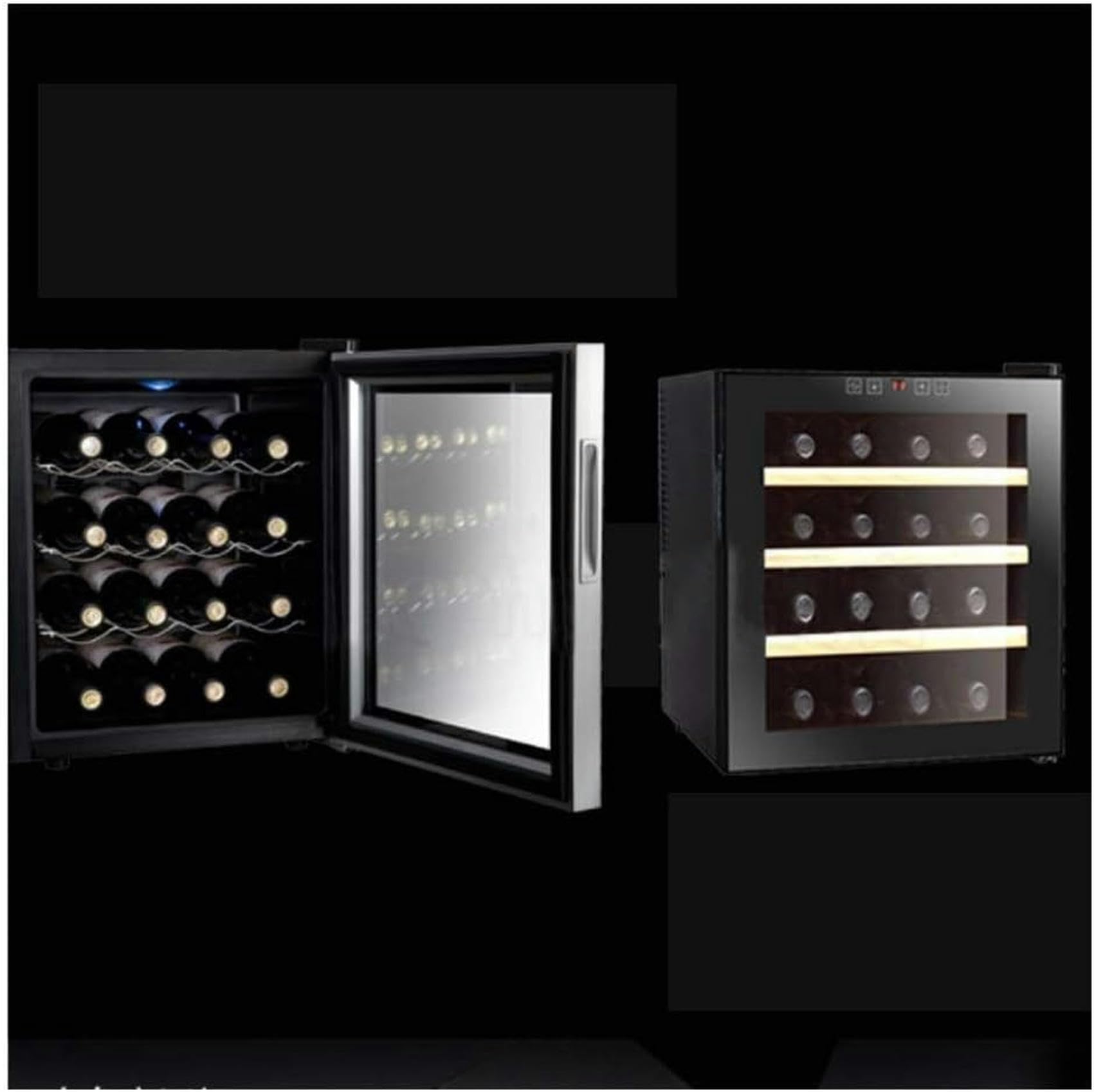 Refrigerador de Bodega de Vino Independiente Multifuncional, iluminación LED de Almacenamiento de Temperatura Constante, Enfriador/Enfriador de Vino | Encimera