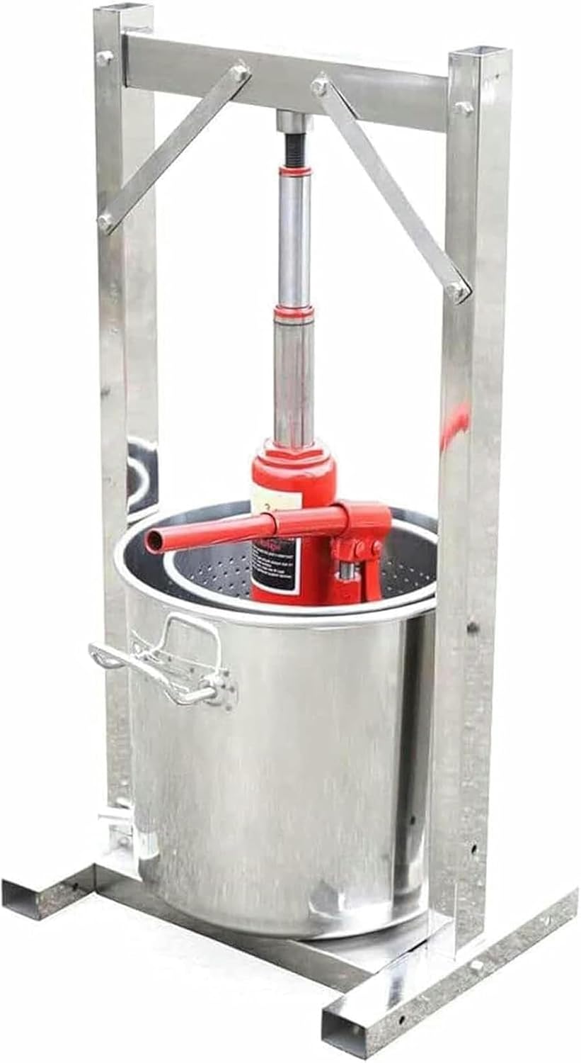 Fruit Wine Manual Press, Fruit Wine Manufacturer, 12 L/3.17 Gallons, 22 L/5.8 Gallons, Fruity Press Polisher of 36 L/9.5 Gallons, to Make Wine Juice ~/