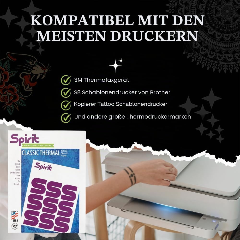 Spirit® Klassisches Thermo-Transferpapier, 21,6 x 27,9 cm, 100 Blatt