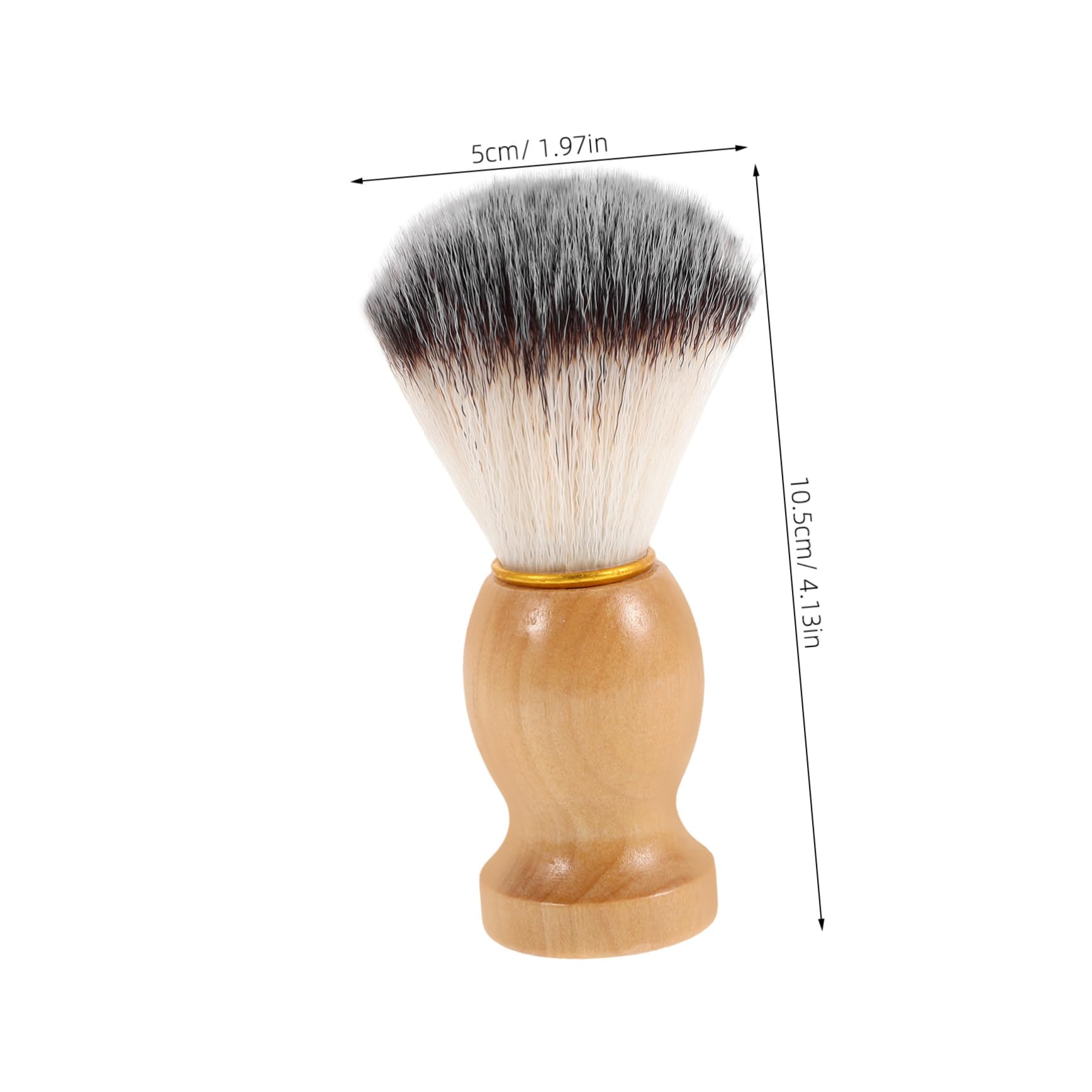 BESTYASH 3pcs Men Beard Grooming Brush Soft Bristle Facial Cleaning Brush Durable Handle for Easy Grooming Versatile Use