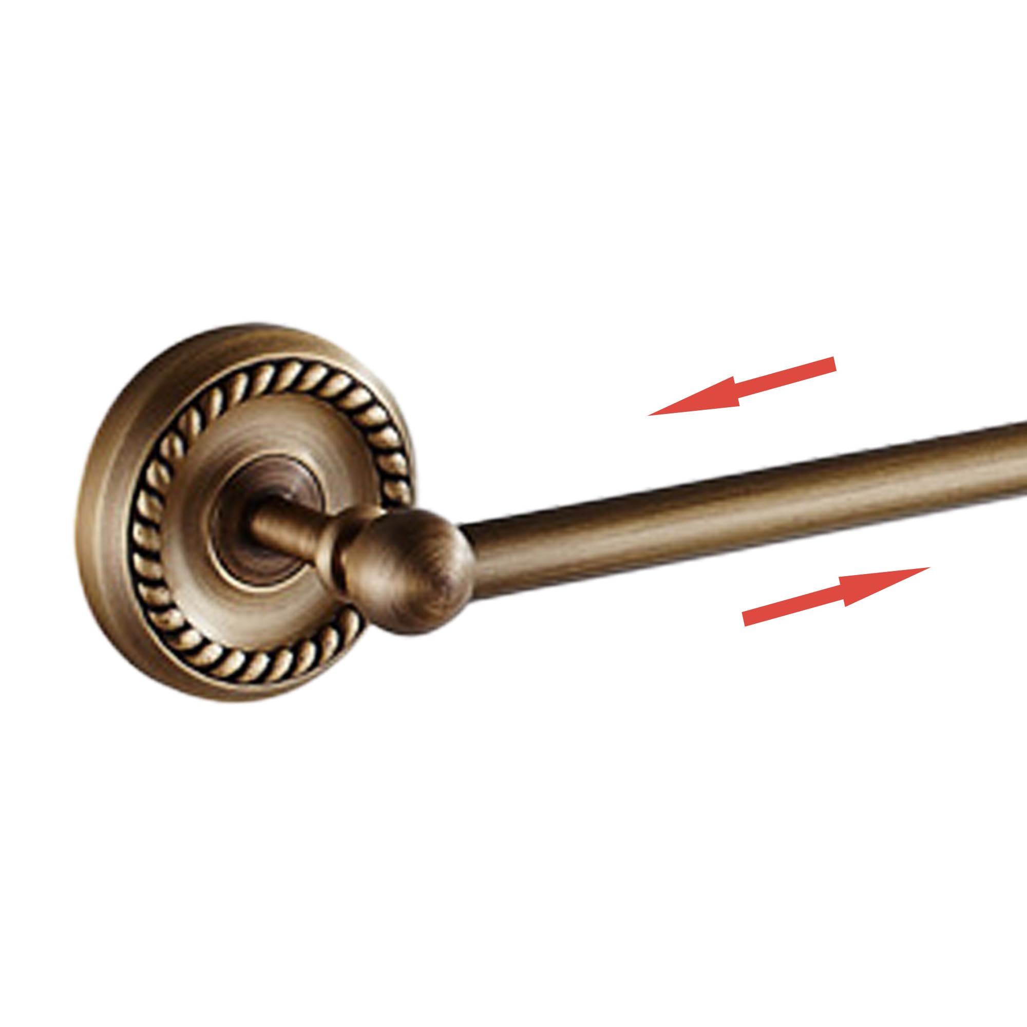 Antique Bronze Towel Rack for Bathroom Adjustable 15.5 to 27.5 Inch Towel Bar Wall Mounted