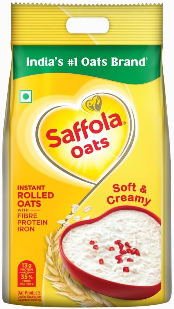 Oats | 2kg | Instant Rolled |Soft & Creamy |Power of Protein, Iron & Fibre | Nutritious grain