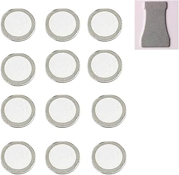 12 PCS Ceramics Discs 16 MM Ultrasonic Mist Maker Funtain Fogger Replacement Disk for Humidifier Accessories