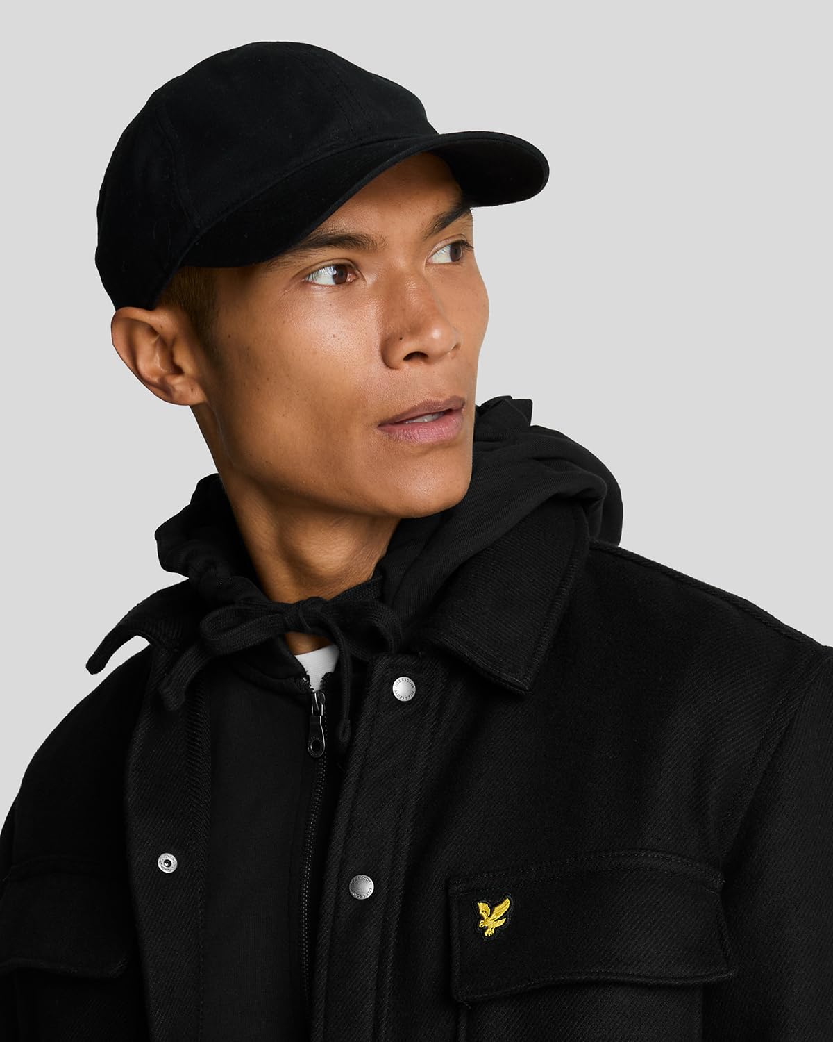 Lyle & Scott Męska szczotkowana bluza lekka kurtka na co dzień