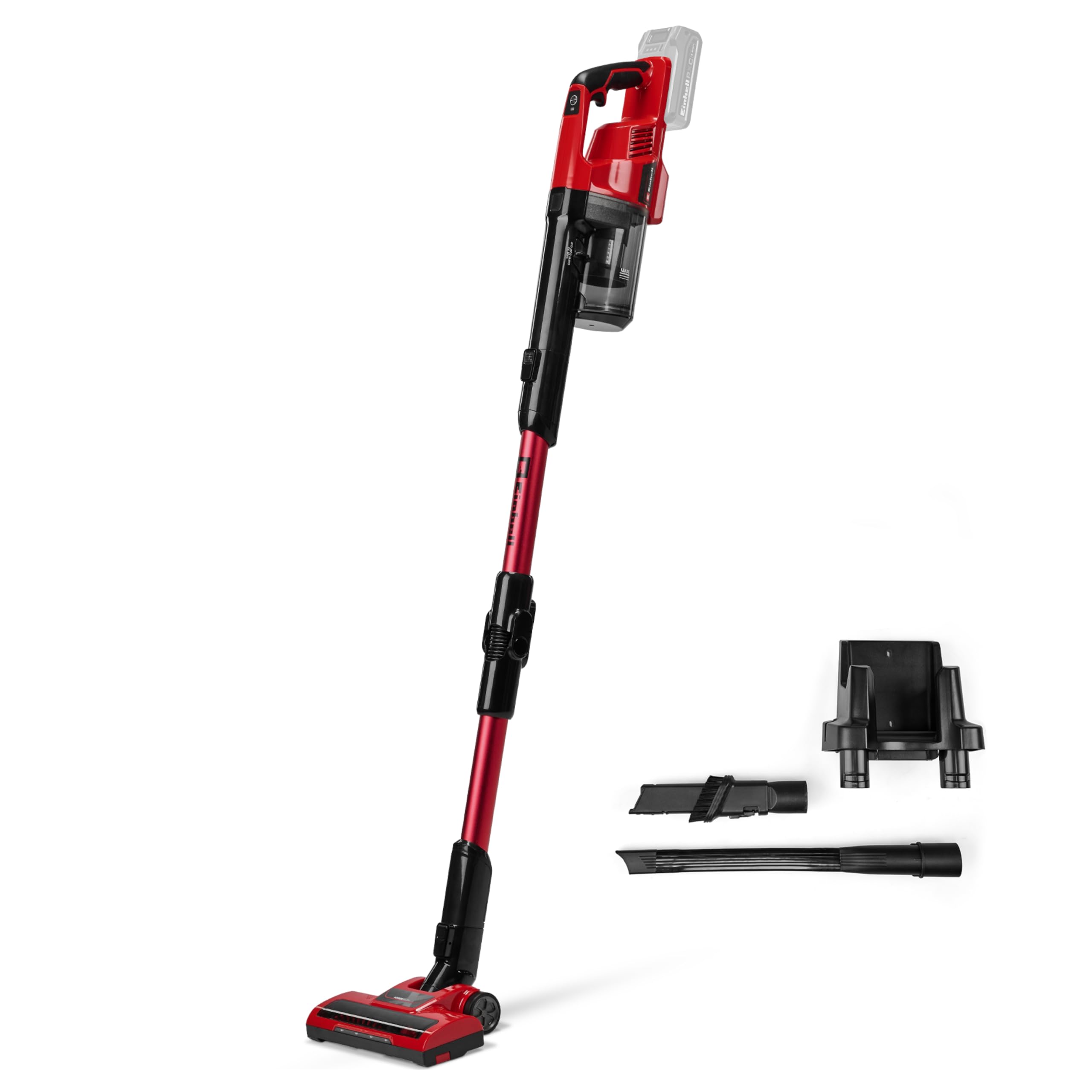 Einhell Akku-Stielstaubsauger TE-SV 18 Li-FLX-Solo PXC (18 V, beutellos, Zyklontechnologie, 2 Saugmodi, Saugrohr mit Knickgelenk, 3-Fach-Filtersystem, ohne Akku)