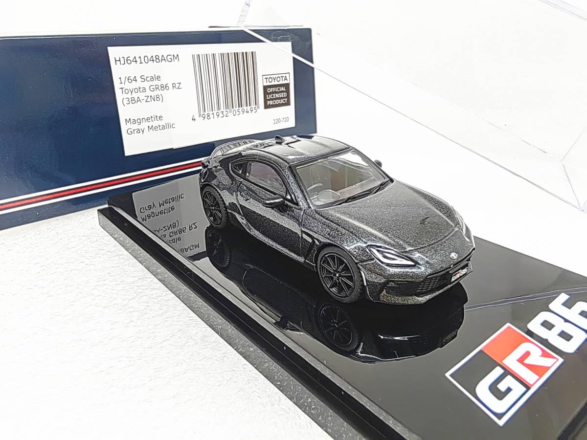 Amazon | Hobby Japan 1/64 ミニカー GR86 RZ 3BA-ZN8 Gray Metallic