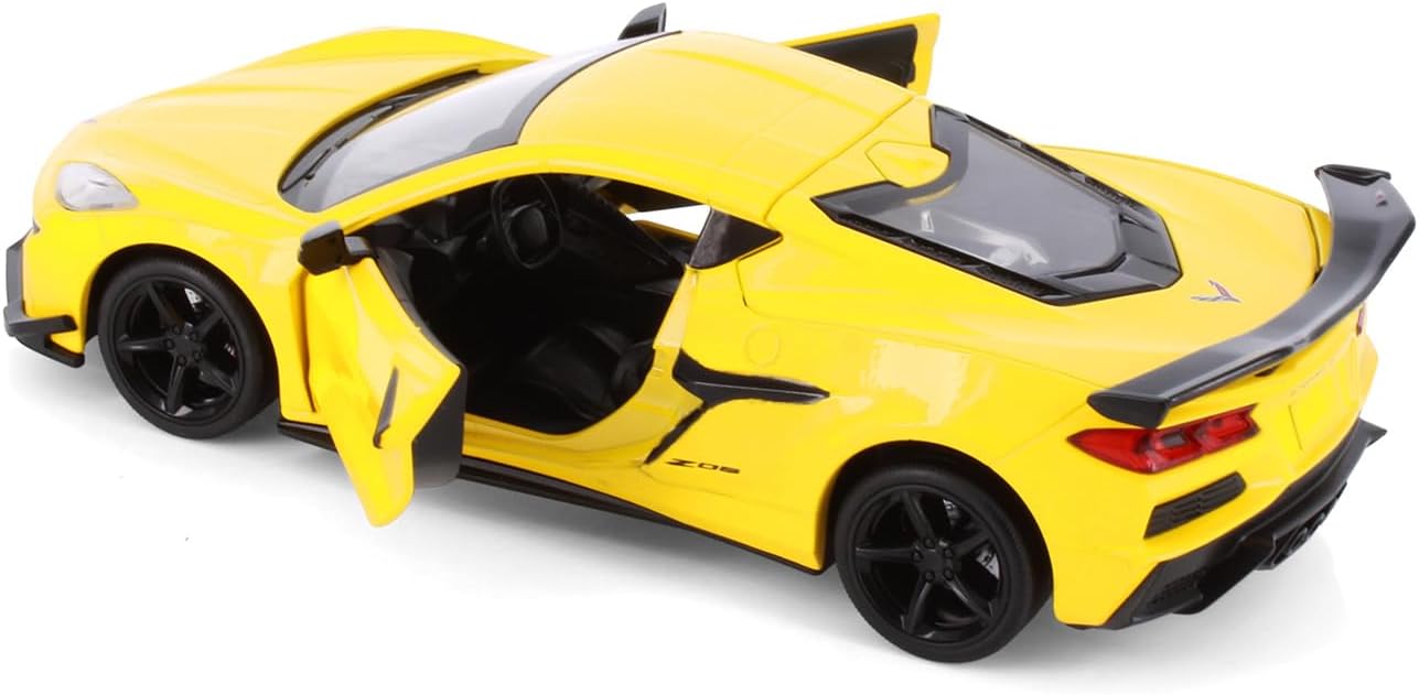 Chevy Corvette Z06, Yellow 68289WYL - 1/24 Scale Diecast Model Car