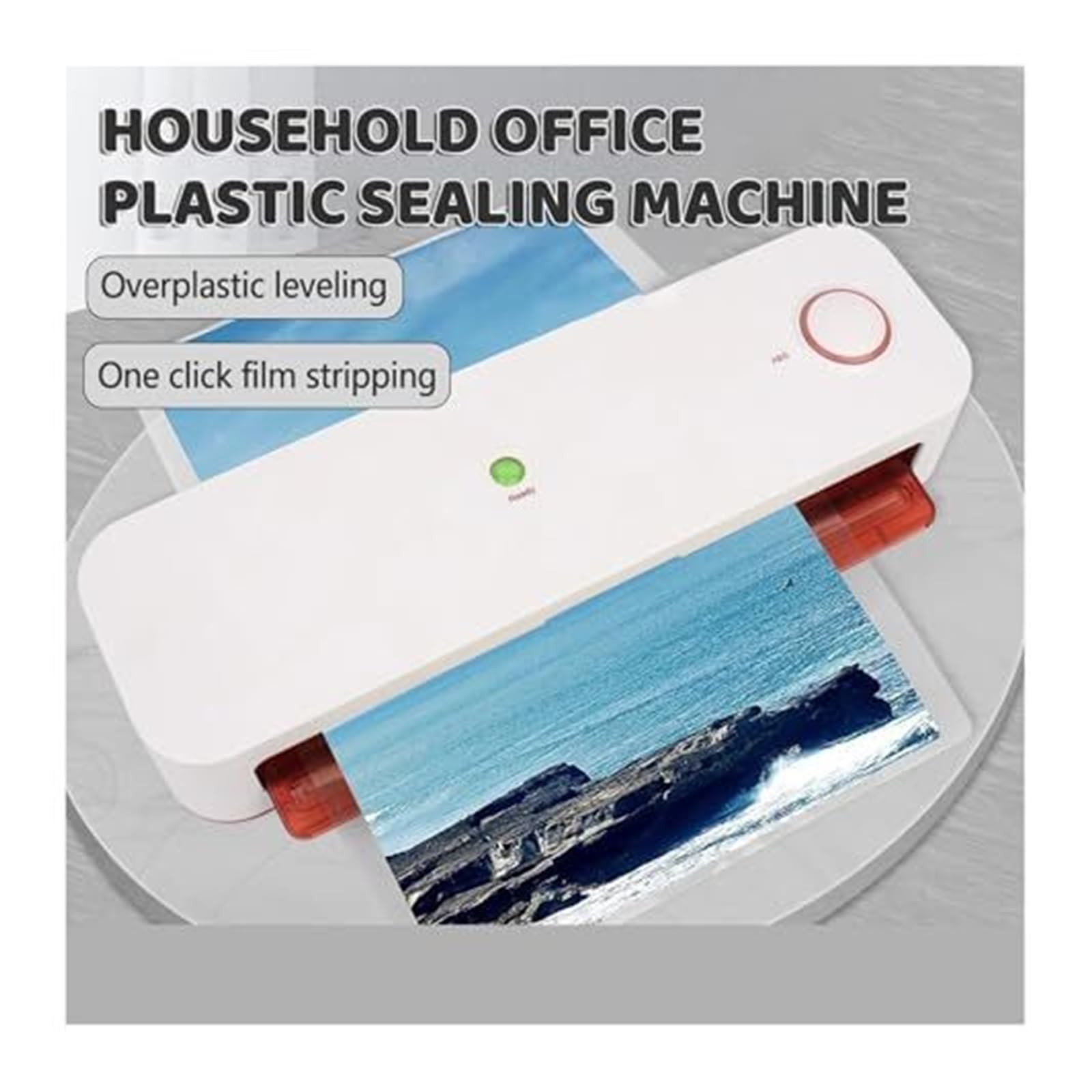 Laminator z obcinaczem papieru do dokumentów A4, zdjęć i opakowań blistrowych