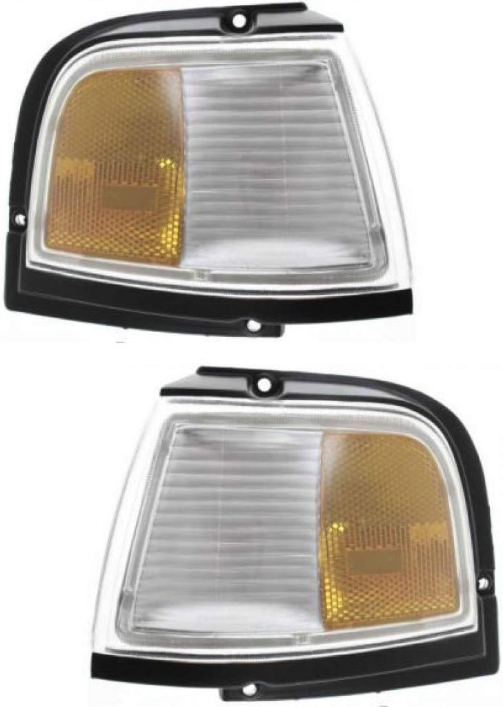 CarLights360 For 1988-1996 Oldsmobile Cutlass Ciera Side Marker Light Driver and Passenger Side Pair For GM2550104, GM2551104 | 5977861, 5977862