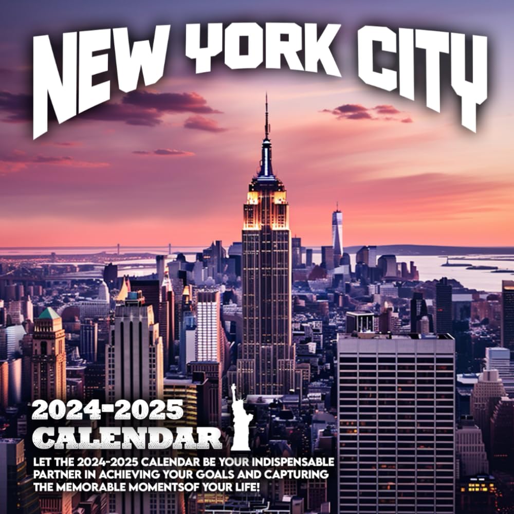 Amazon New York City Calendar 2024 2025 16 Months of The Animal from