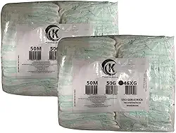 Kit com 2 Fralda Geriátrica Adulto Segunda Linha Com 50 Unidades Tamanho M G XG Incontinência Moderada (X-Grande)