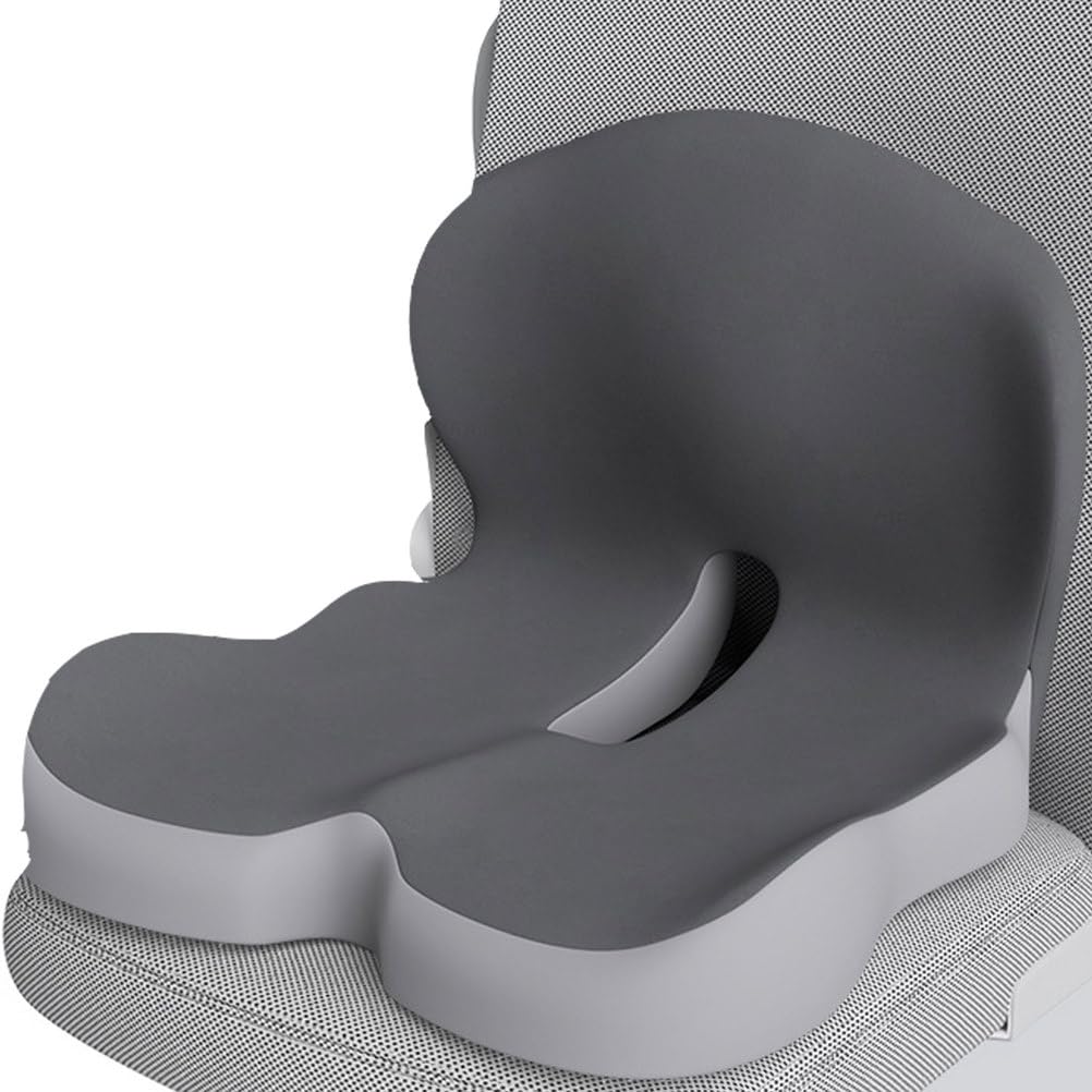 Ergonomiczna poduszka do siedzenia z pianki z pamięcią kształtu na fotel samochodowy i biurowy, poduszka podtrzymująca plecy dla łagodzenia bólu kości ogonowej, wygodna i wspierająca konstrukcja