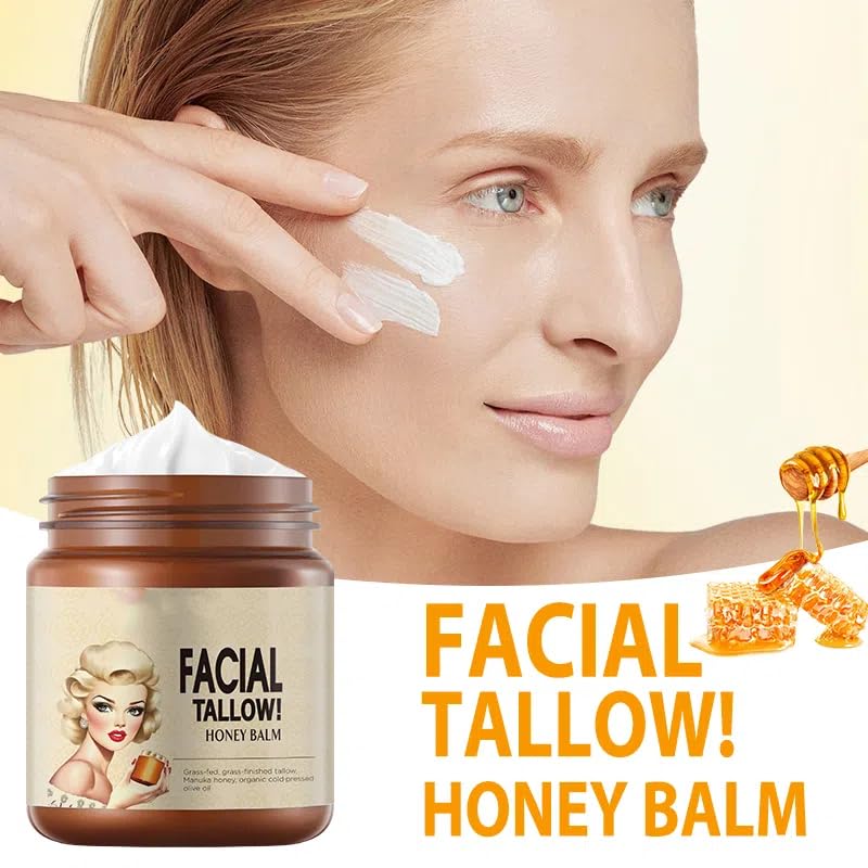 Miniatura 6 de Sargo de res para la piel, sargo de carne alimentada con pasto, bálsamo de miel orgánico natural para la cara, hidratante profundamente para cuerpo