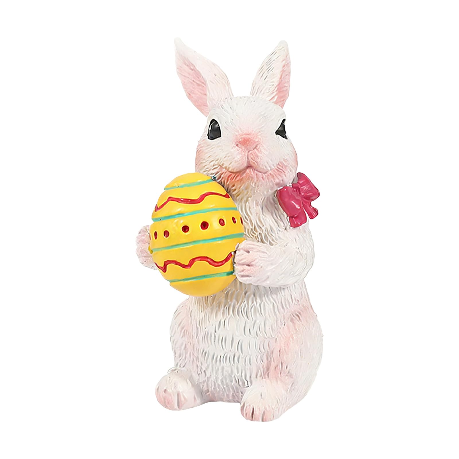 Oxxggkao Artistic Resin Hare Sculpture Perfect for Spring Party Centerpieces Decor Artistic Resin Hare Sculpture Perfect for Spring Party Centerpieces Decor