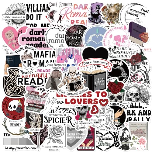 50Pcs Dark Romance Book Stickers