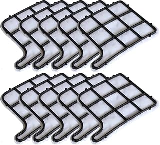 OJAQYUYA 10 Filtros HEPA For Aspiradora Compatibles con Folletto, Vorwerk Kobold, VK135, VK136, VK369, Hogar Y Cocina.