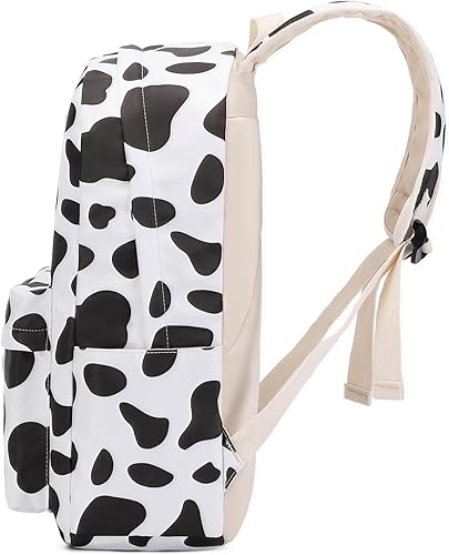 Miniatura 4 de Mochila escolar para niñas, mochila con lonchera, mochila para niños, primaria, primaria, bolsas escolares para adolescentes, Estampado de vaca,