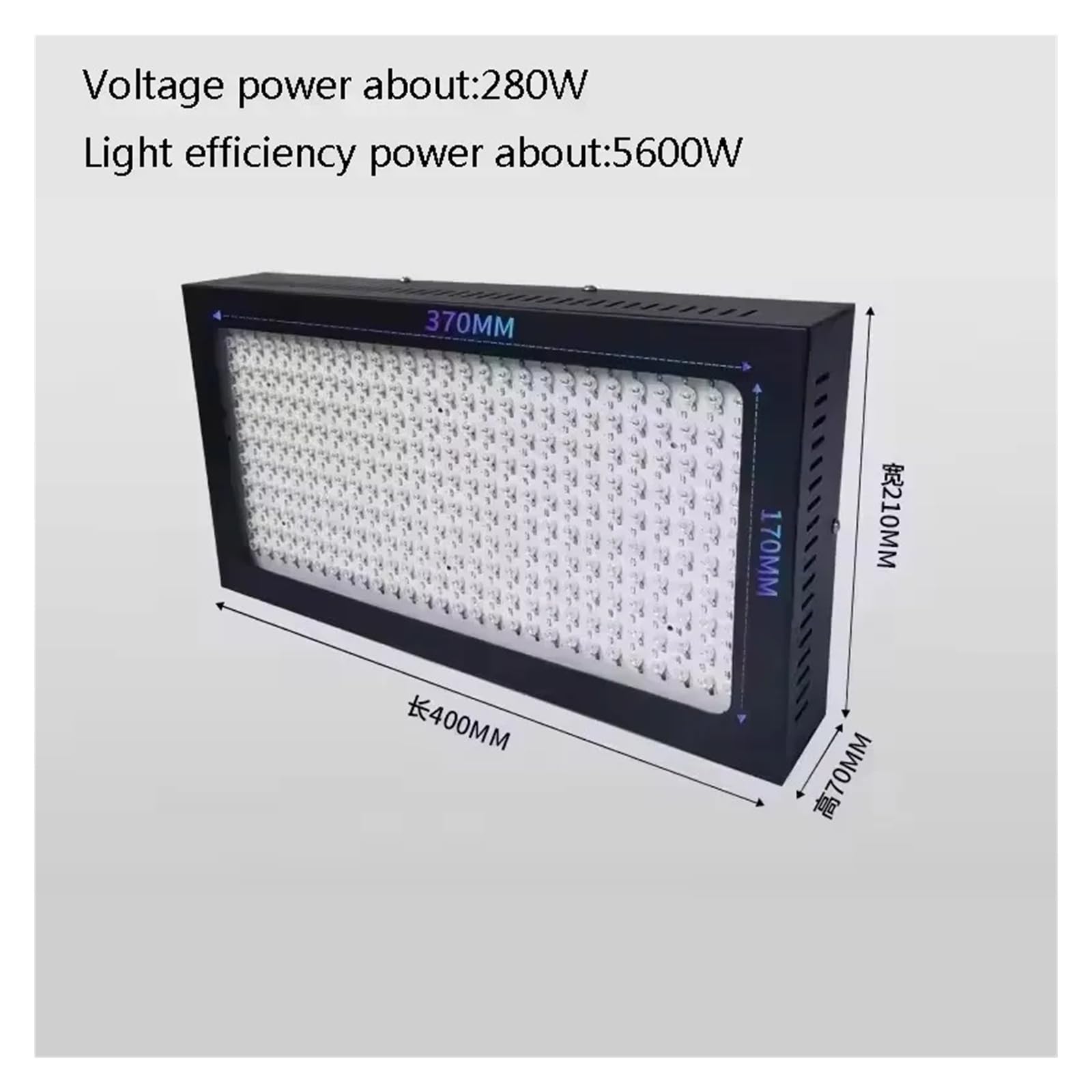 Lámpara de curado UV LED de alta potencia de 395 nm, 405 nm y 365 nm for impresión de tinta de pegamento UV, luz de curado de resina sin sombras con aceite verde Con alta eficiencia de curado(5600W_39