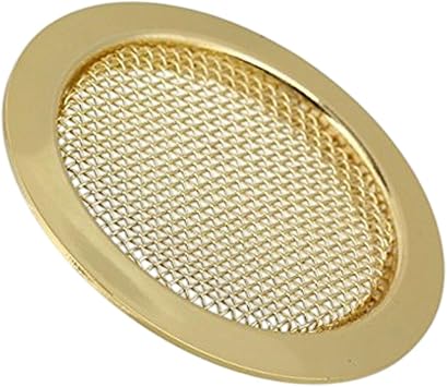 Simhoa Dombra Soundhole Cover Insert for Improved Acoustic Performance, Gold