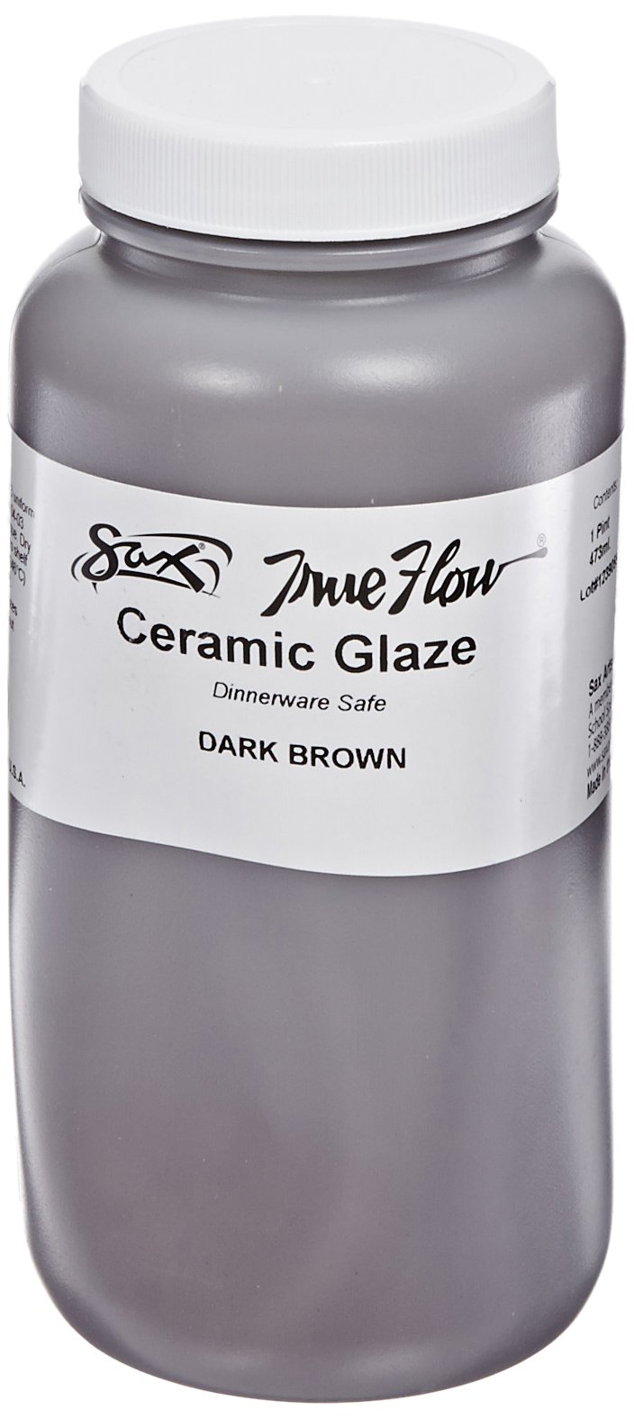 Sax True Flow Gloss Glaze - Pint - Dark Brown