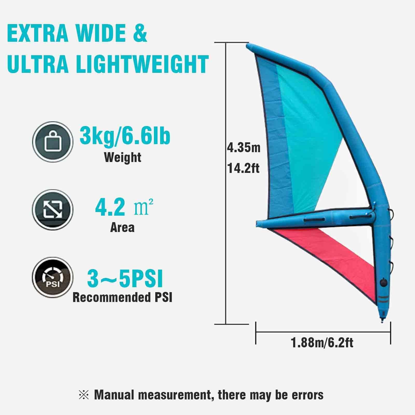 Vela Inflable, Tabla de Paddle Surf Independiente
