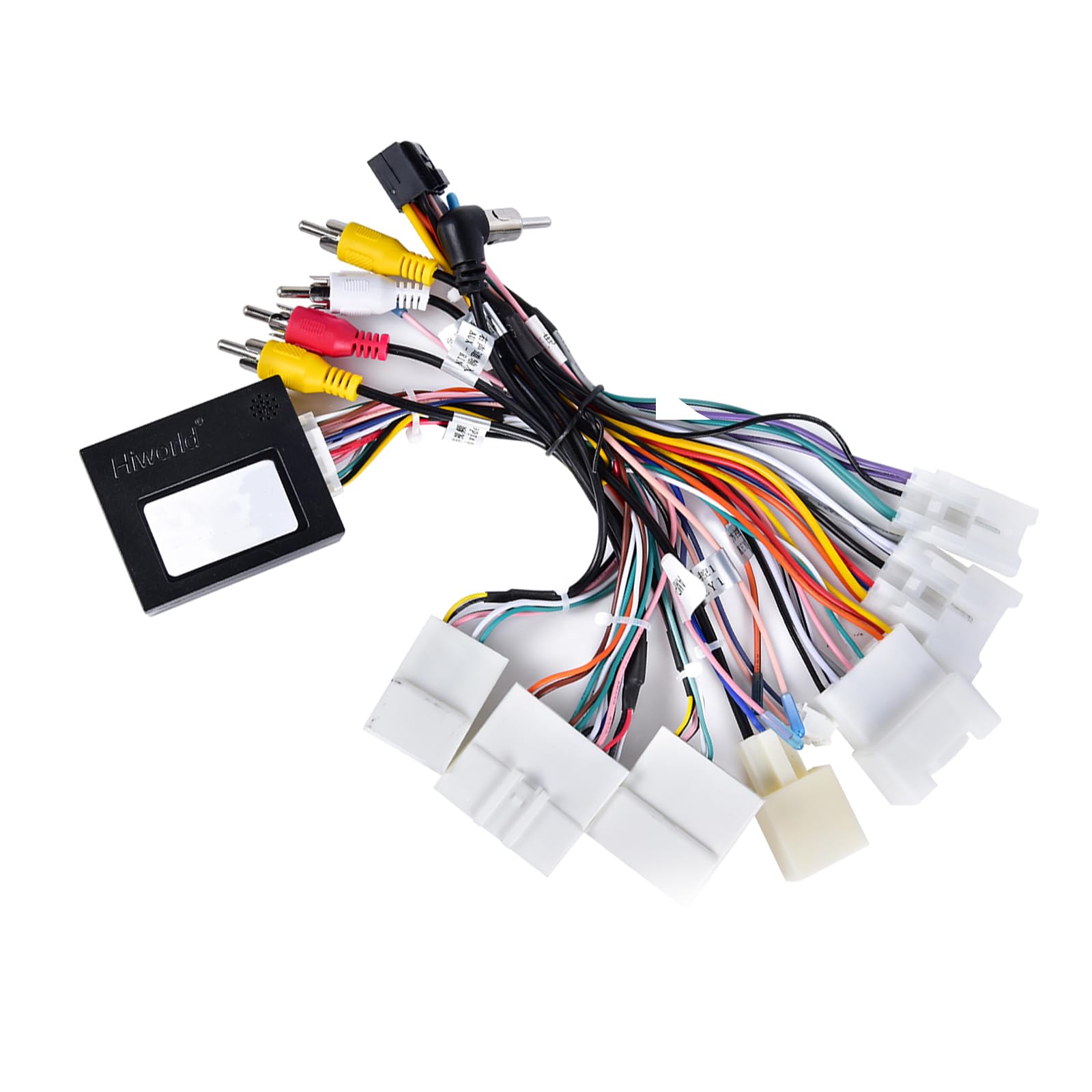 for Toyota Car Stereo JBL Harness Adapter - 16 pin Wiring Harness Power Cable with Canbus for Toyota Camry Corolla RAV4 Prado Fortuner Highlander Tundra Vios Yaris Sienna Hilux