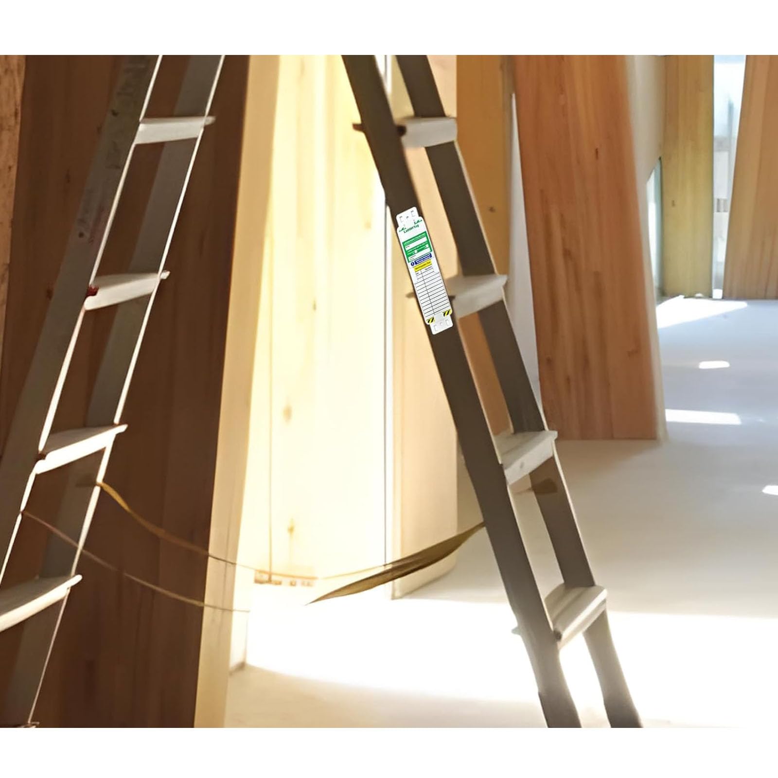 Étiquettes d'échelle – 10 supports et 10 inserts d'étiquettes d'inspection d'échelle, étiquette d'inspection d'échelle, protection de sécurité pour intérieur et extérieur