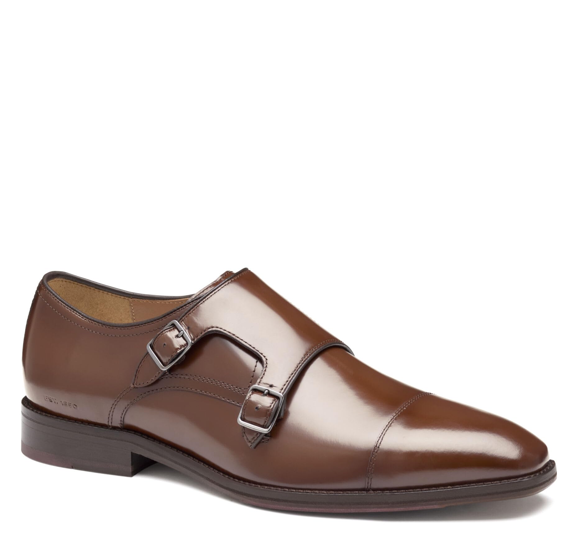 Sullivan Double-Buckle Cap Toe Monk Strap Dress Shoe