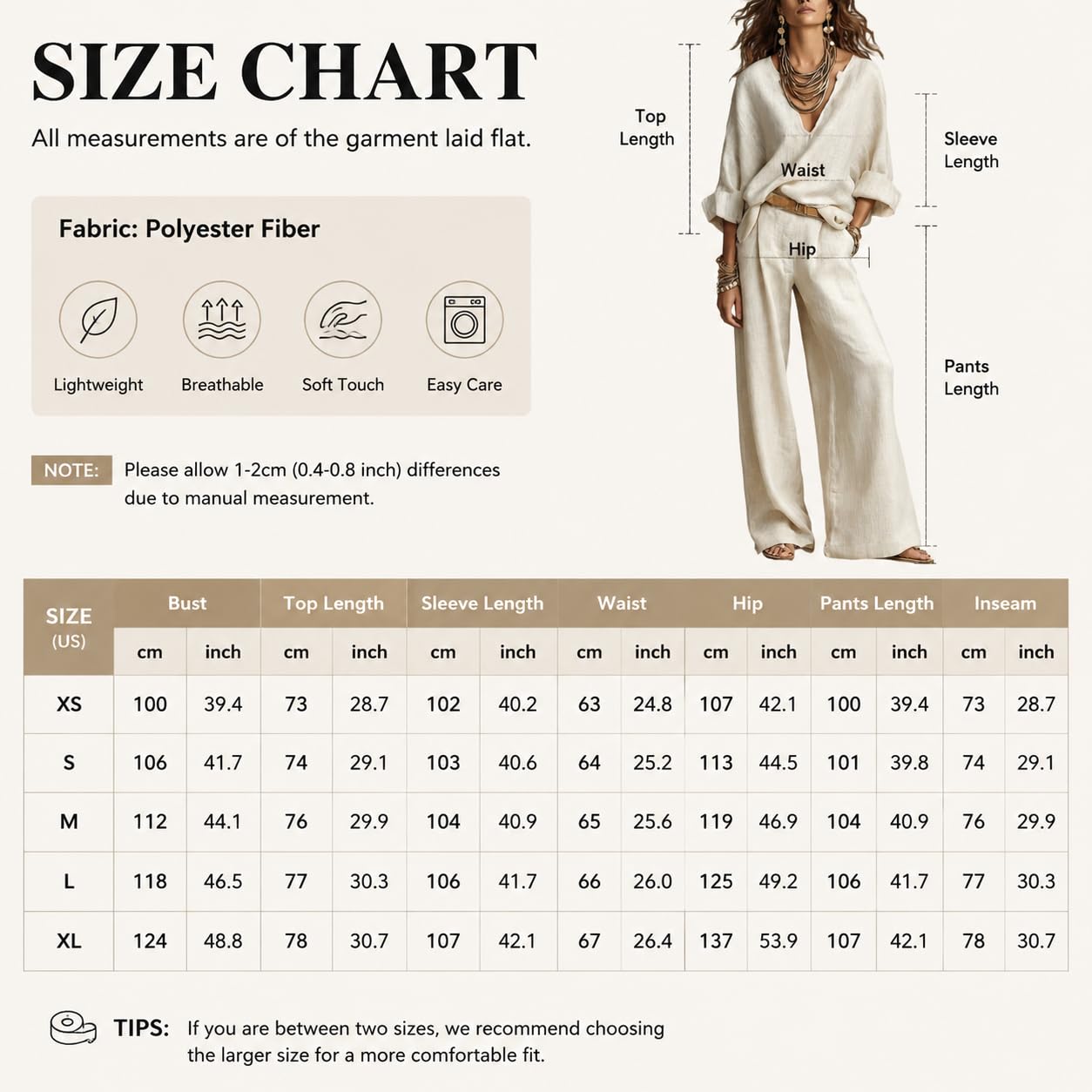 Completo Da Casa Da Donna Composto Da Due Pezzi: Top Con Scollo A V E Pantaloni A Gamba Larga. Outfit Casual, Vestibilità Ampia, Elegante, Leggero, Ideale Per Viaggi, Vacanze E Per Tutti I Giorni,