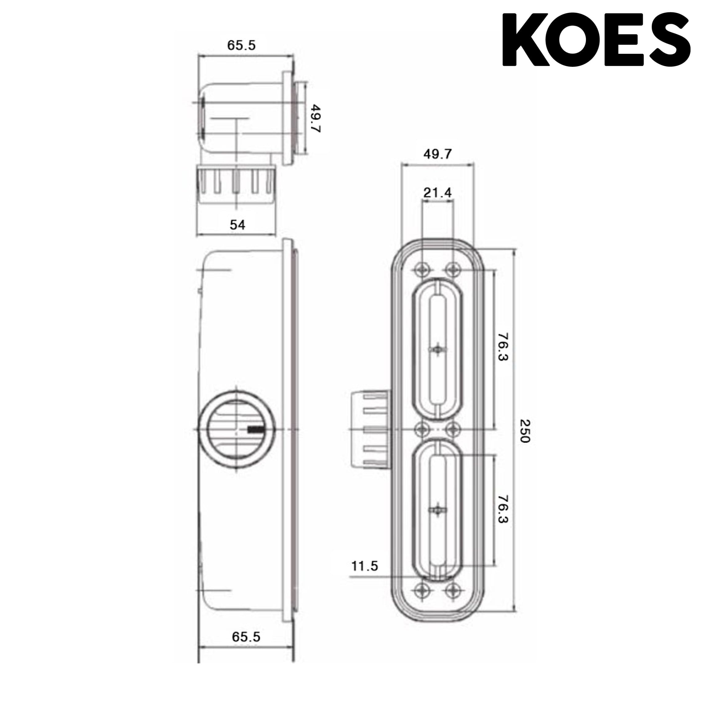 KOES - Válvula de desagüe LIENA