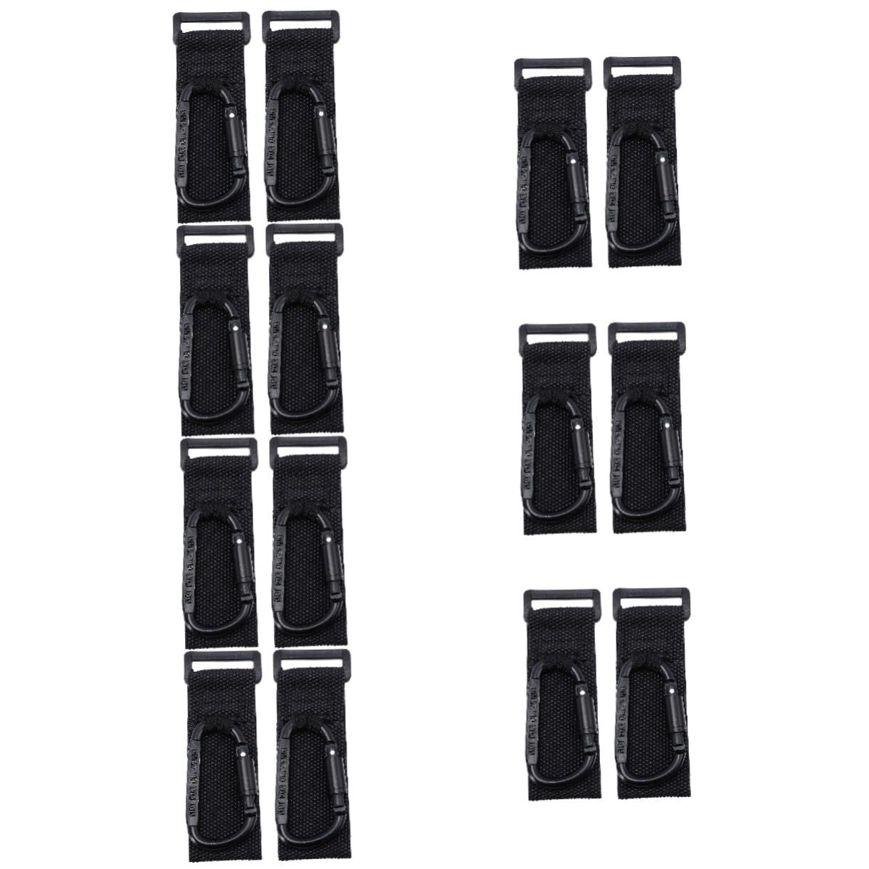 Yardwe 14 Piezas Ganchos Antideslizantes para Carrito Unidades Colgadores Delanteros sin Taladro para Bolsas y Pañaleras Aptos para Manillar de Cochecito y Moto Soporte Práctico para