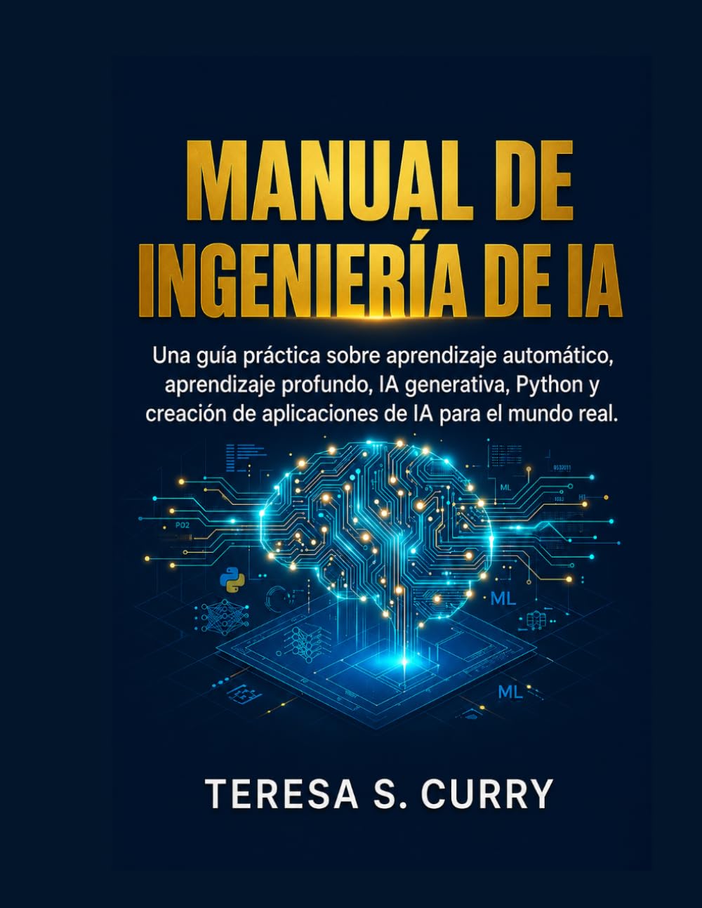 MANUAL DE INGENIERÍA DE IA: Una guía práctica sobre aprendizaje automático, aprendizaje profundo, IA generativa, Python y creación de aplicaciones de IA para el mundo real.