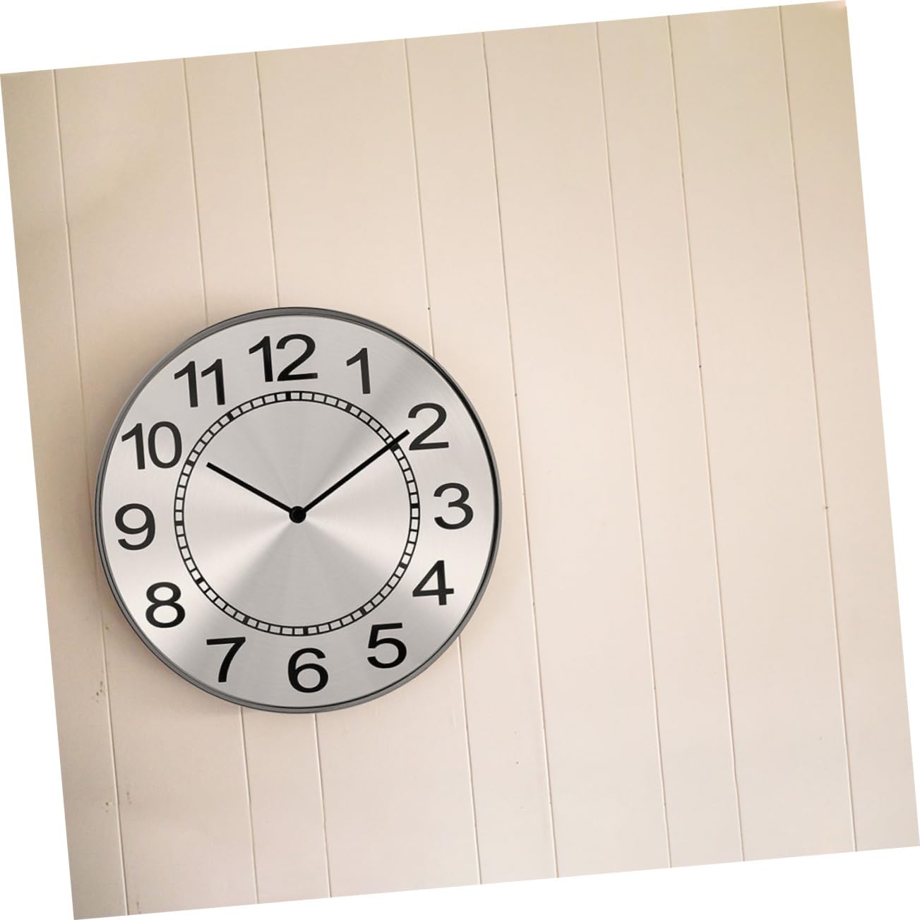 Garneck 2 Pièces Cadrans D'horloge Murale Ronds en Aluminium pour Mécanisme Horloge à Monter Soi-même, Résistants à l'usure, pour Projets DIY Cuisine