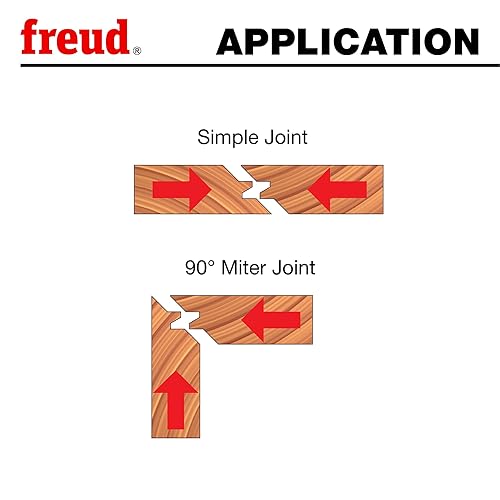 Miniatura 6 de Broca encaminadora Freud 99–001 1/2-pulgadas a 1–1/4 pulgadas con vástago 1/2 pulgada