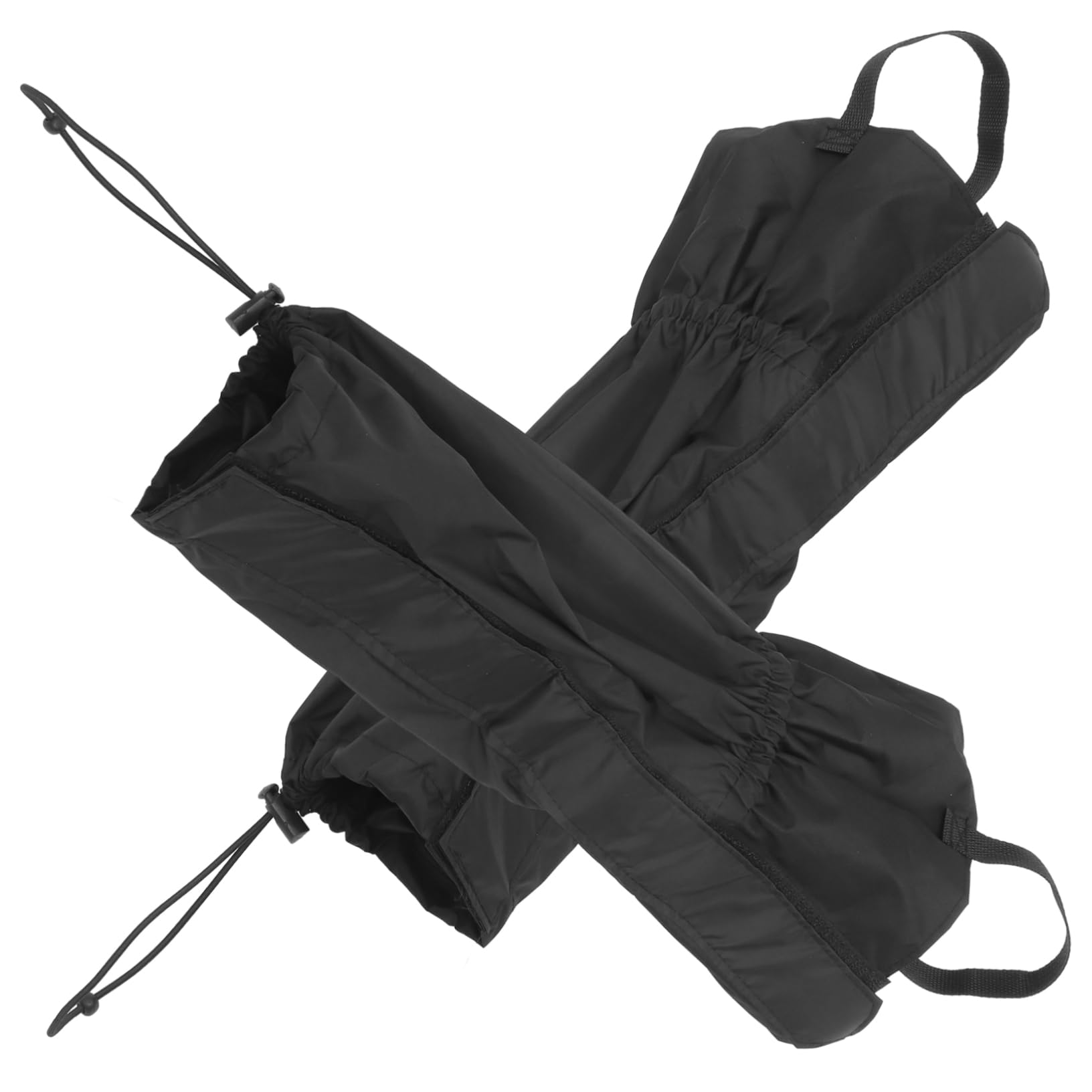 UPKOCH Guêtres de Randonnée Étanches Réglables pour Adultes Protection Eau Saleté Accessoires de Camping de Trekking Couleur Noire